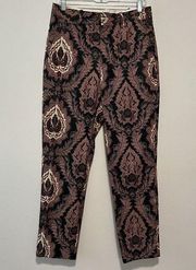 Isabel Marant Paisley Multicolor Tahatal Print Trouser Pants Size 38