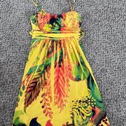 spaghetti strap midi dresses size Medium