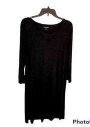 Kim Rogers Black Women's Long Sleeve Dress Size Large