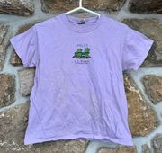 L.L.Bean Vintage Lilac Purple  Graphic Tee Relax Freeport Maine Top