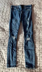 High Rise Crop Jean Legging Light Wash Size 1S