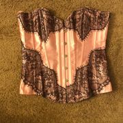 pink corset Size M