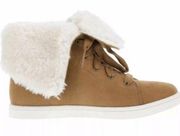 Airwalk Molly hi top fur trim sneakers