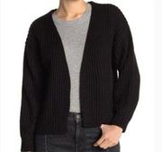 NWT Code X Mode Knit Black Cardigan Sweater Small