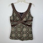 Laundry by Shelli Segal Floral Silk Tank Top Cami