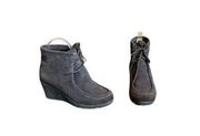 BearPaw Brown Wedge Booties