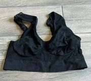 Black lounge bra