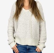 Young Fabulous & Broke Popcorn Knit Hoodie Sweater