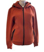 UNIQLO burnt orange zip up sweater size xs