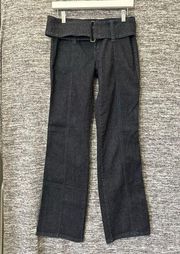 890 Rare London Jeans Size 4 (30x32.5) Wide Leg Trousers Victoria's Secret Y2K