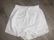 White Shorts With Drawstrings 0