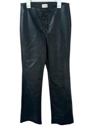 Wilfred Aritizia Black Leather Pants size 6