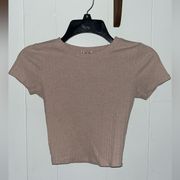 Ribbed baby tee