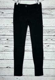 Vince. Size 2 Black Skinny Leg Ponte Knit Ski Pants Leggings