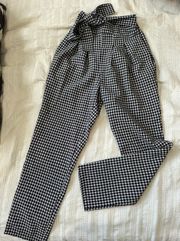 Gingham Work Pants