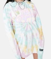 NWOT By Samii Ryan Try Again Tie Dye Hoodie