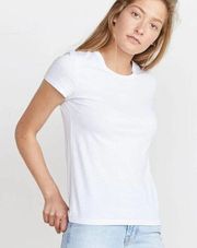 NEW MARINE LAYER WHITE CLASSIC CREW TEE XS S L XL