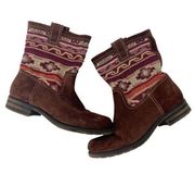 Naturalizer Basha Brown Boho Boots