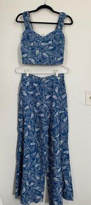 NWT Midnight Sky blue jumper pants set size medium