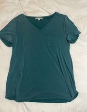 Green Envelope Turquoise Tee