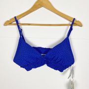 EIDorado Bralette Swim Top Cobalt Size 8