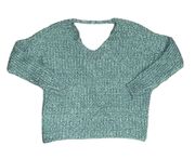 She And Sky Twist Back Sweater 