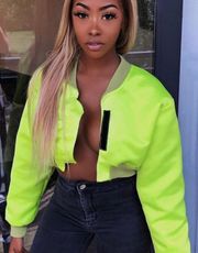 Neon Cropped Jacket