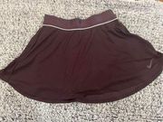 Brown Ribbed Skort