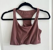 281 Girlfriend Collective Mauve Sports Bra Size Small