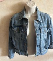 Joie Ladies Size Extra Small Crop Denim Jean Jacket