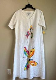 NWT Bloomingdale's size 14 linen dress