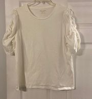 Kate Spade New York Shirt size XL excellent condition color white length 24”