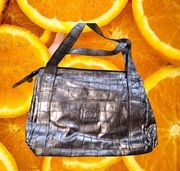 Relic Gold Cobblestone Design Shoulder Bag Satchel Purse‎ with Buckles on Straps
