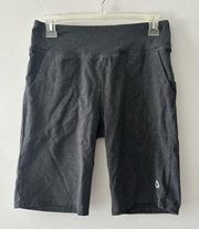 Baleaf Shorts Bermuda Athletic Running High Waisted Dark Gray M