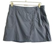 Patagonia Solimar Skort Women's 8 Light Olive Green Hiking Outdoor Lightweight