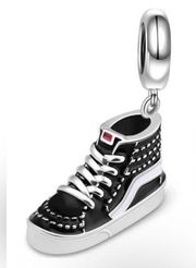 Vans style sneaker .925 silver pendant charm