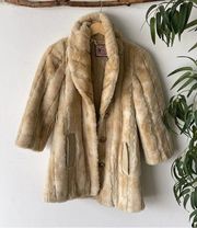 Y2K Juicy Couture Jacket Womens Small Cream Faux Fur Luxe
