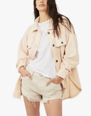 NWT Free People Ruby Oversized Fleece Jacket size L NWT