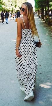 REVOLVE X HOUSE OF HARLOW polka dot maxi dress