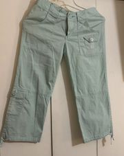 Capris Aqua Cargo 90s Vintage 29 Waist