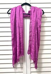 J. Crew Fuschia Scarf/Wrap Lightweight 68x22”