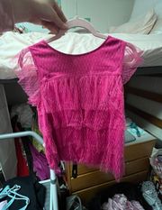 NWT Pink Sparkly Top