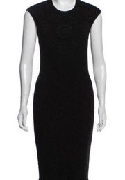 Black Alexander McQueen sleeveless midi dress Size XS