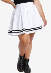 White Pleated Cheer Skirt HT Size 0 / US 12/14