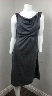 LIZ LANGE MATERNITY XS Long Dress Gray Sleeveless