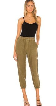 New. JOIE olive cropped pants. XXS. Retails $198