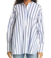 Rag & Bone White Stripe Allison Striped Tunic Size Large