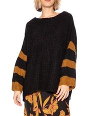 NEW A.L.C. Lorenzo Black Oversized Alpaca Blend Sweater