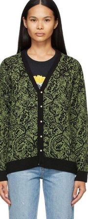 NY Paisley Cardigan/Black