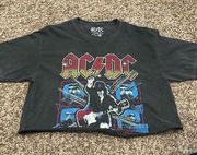 AC/DC Cropped T-Shirt